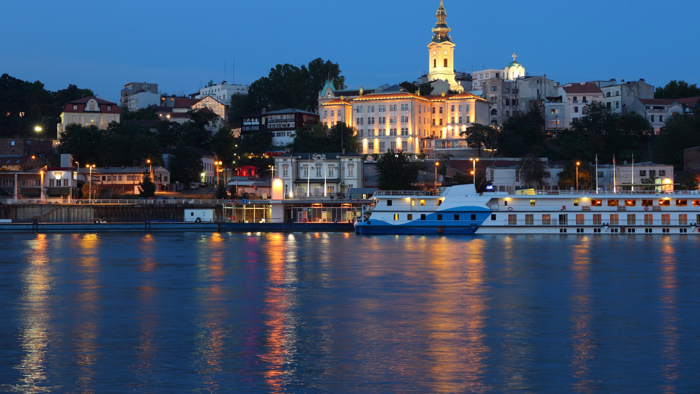 Beautiful river view in Belgrade, an attractive location for foreign entrepreneurs starting a business in Serbia